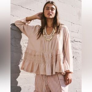 Free People Nyla Top - color: Red Racer